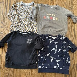 Sweatshirt bundle 4T - Monica & Andy, Miles the Label, H&M